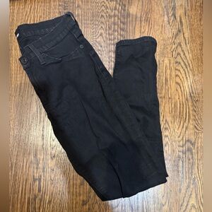 Hudson Natalie skinny black jean